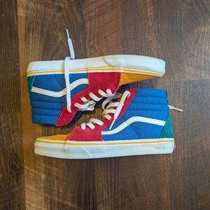 VANS Off The Wall, mens 7 leather colorful shoes